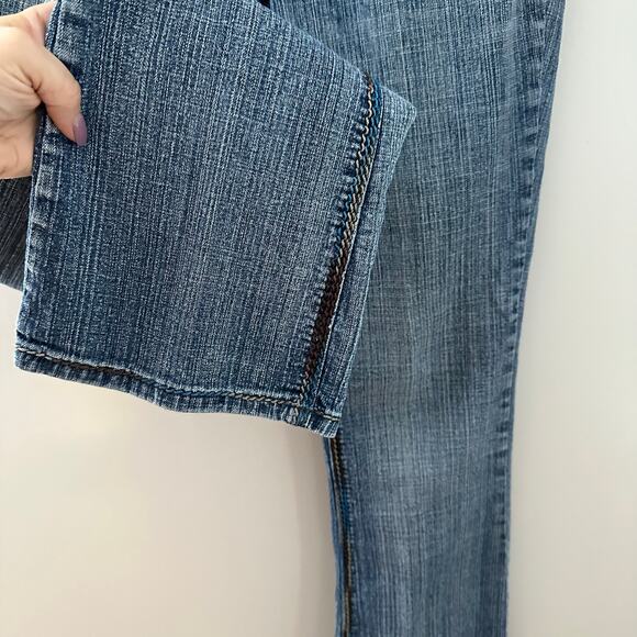 Gitano low rise colorful stitching bootcut jeans medium wash - Picture 6 of 7